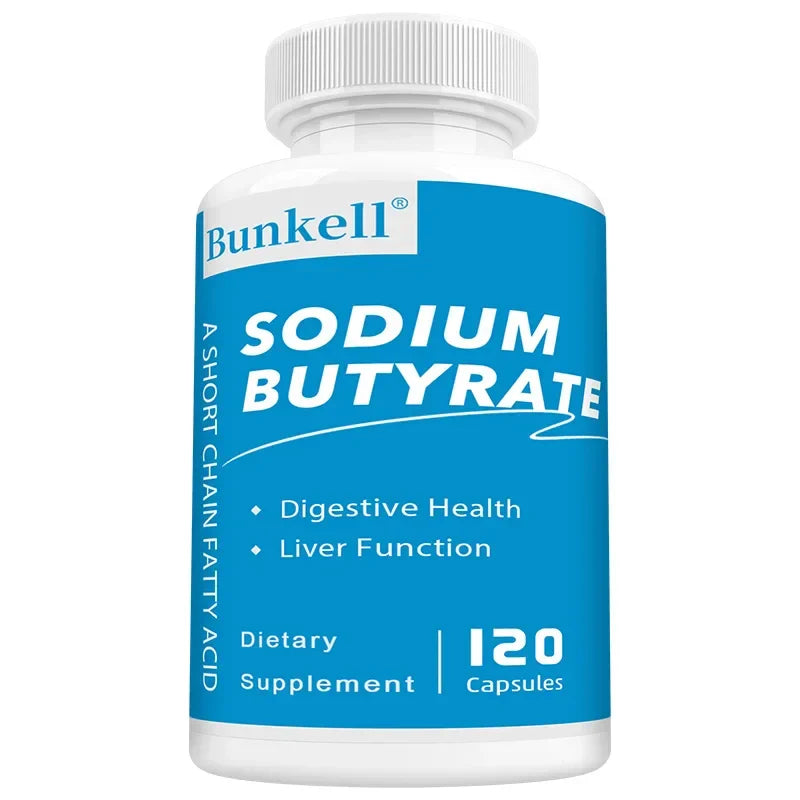 Sodium Butyrate Gut Health Supplement – 120 Vegan Capsules
