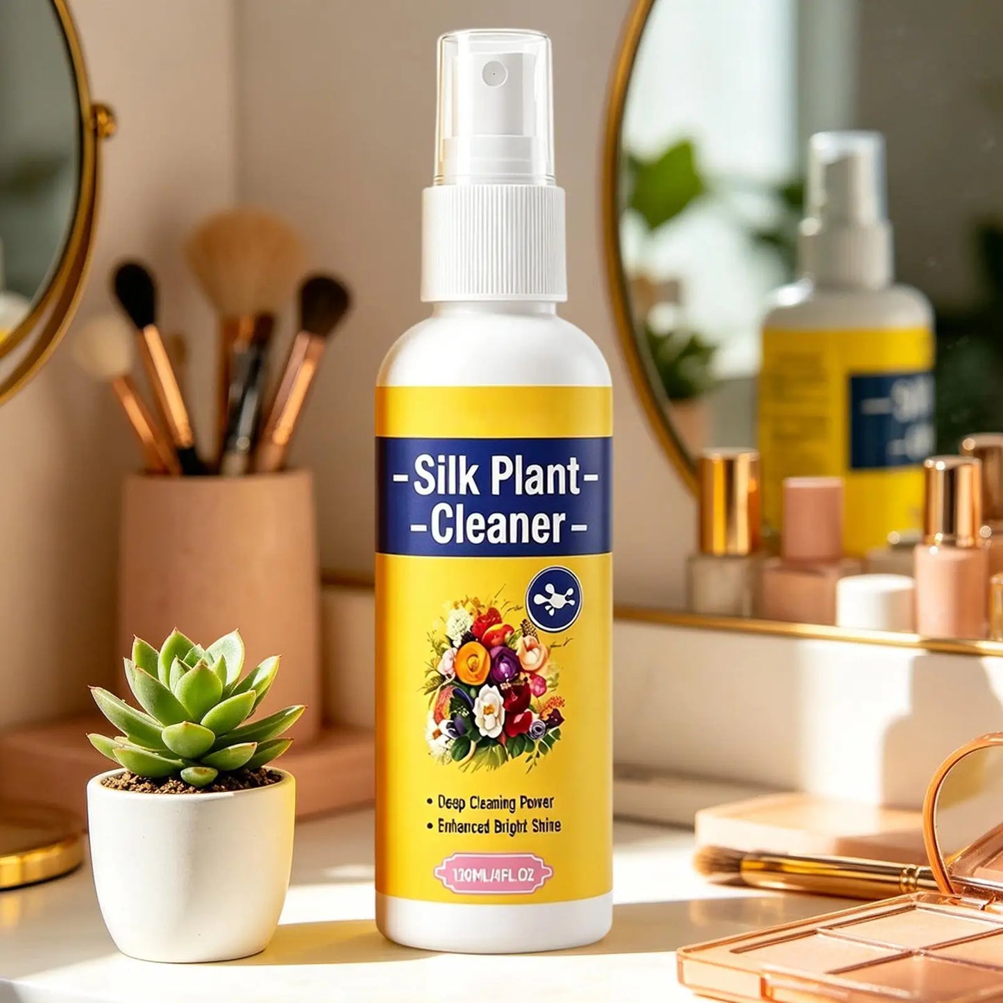 Silk Plant Cleaner Spray – No-Wipe Shine & Protectant 120ml