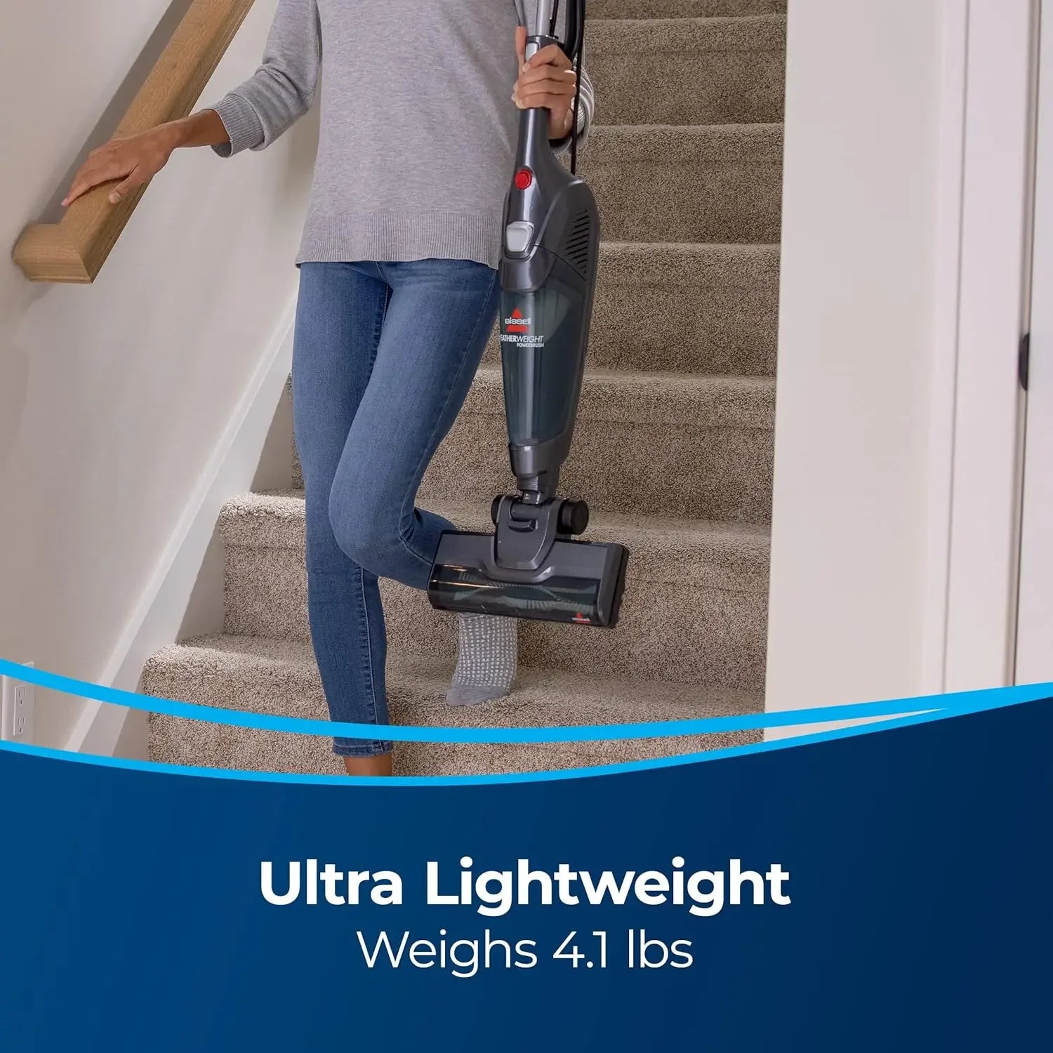 Lightweight 600W PowerBrush Vacuum – 3-in-1 for Carpets, Floors & Upholstery Vacuum Cleaners Peaceful Pleasures Health and Wellness