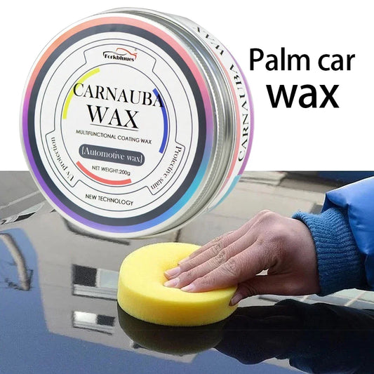 Carnauba Paste Car Wax Auto Paint Care Wax Brazilian Polishing Wax Paste High Gloss Shine Super Hydrophobic Coating Glazing Peaceful Pleasures Health and Wellness