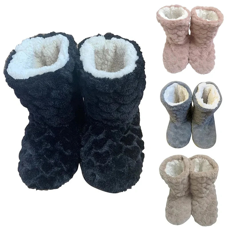 Women's Winter Indoor Slippers | Non-Slip Velvet House Shoes