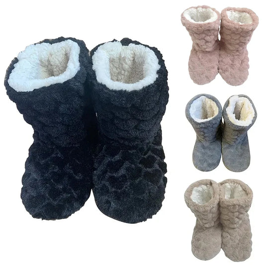 Women's Winter Indoor Slippers | Non-Slip Velvet House Shoes Indoor House Slippers Peaceful Pleasures Health and Wellness