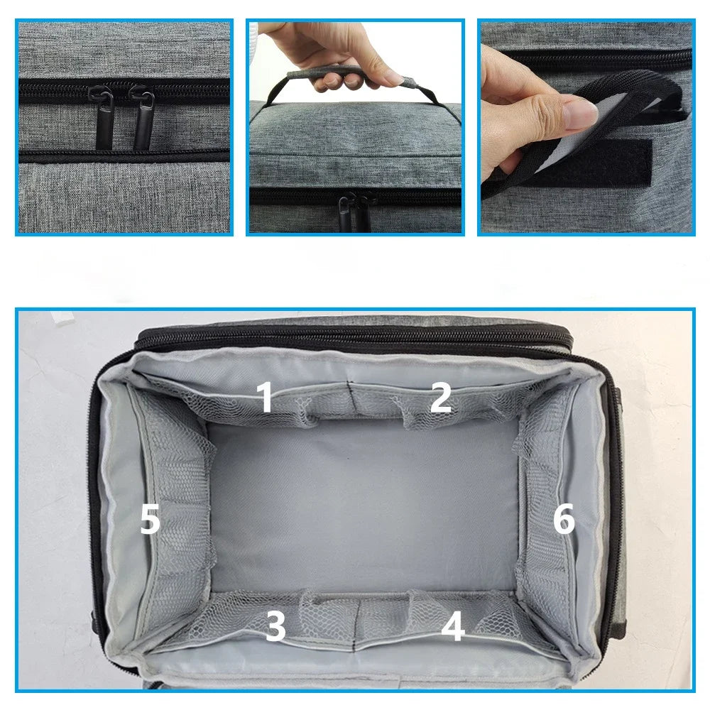 Travel First Aid Kit Bag for Home Medical Carry Bag Multifunctional Storage Organizer Layered Medicine Boxes Medicine Cabinet Peaceful Pleasures Health and Wellness