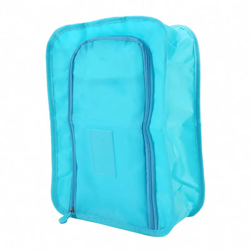 Portable Shoe Bags Travel Holds Multifunction Folding Storage Handbag High Capacity Mini Solid Color Shoe Pouch Organizer Peaceful Pleasures Health and Wellness