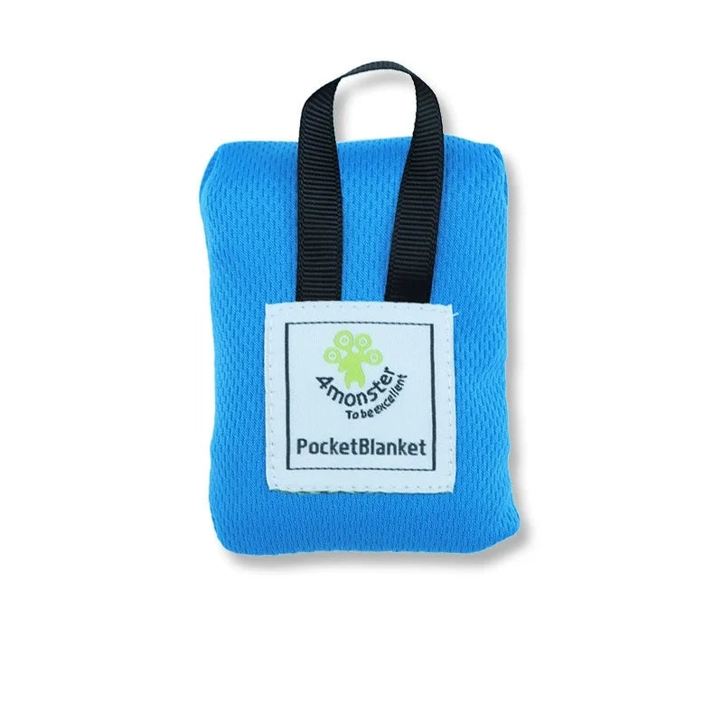 Picnic mat pocket beach mat, waterproof and sand proof, Lightweight folding portable For Travel Hiking Sports ﻿ Peaceful Pleasures Health and Wellness Blue One Seat