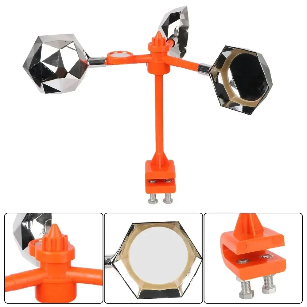 Solar Wind Powered Bird Repeller 360° Rotation Flash Sound Scare Automatic Pest Deterrent For Garden Farm Yard Peaceful Pleasures Health and Wellness