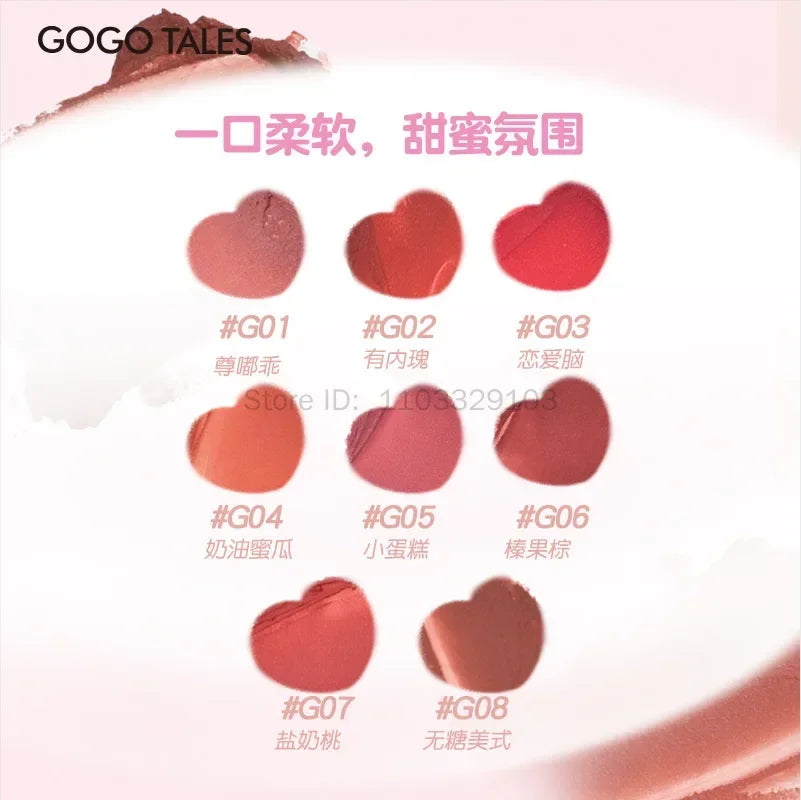 Gogotales Ice Cube Lip Glaze – Moisturizing Soft Mist Lip Color