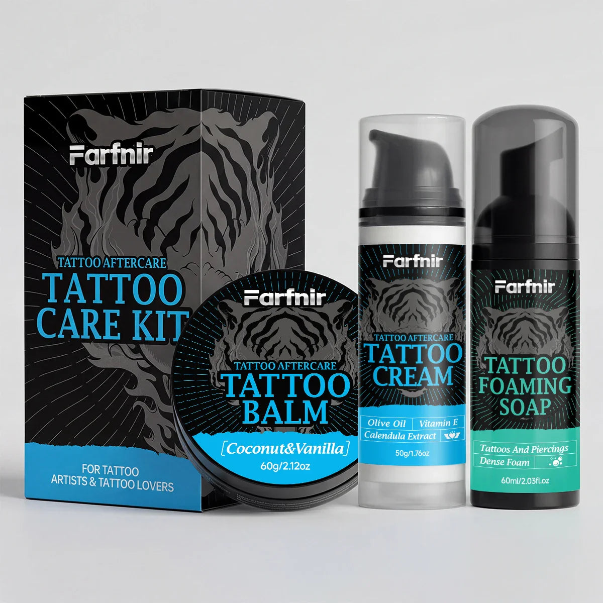 Tattoo Care Kit – Jojoba & Olive Oil Moisturizing Skin Set