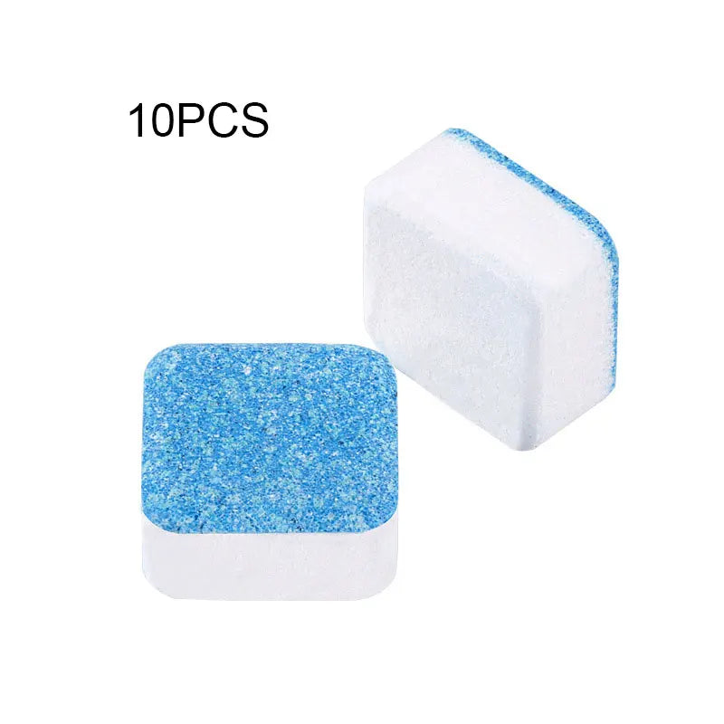 1/5/10pcs Descaling Deodorizing Cleaning Cubes Natural Ingredient Extracts Powerful Cleaning Effervescent Tablet Washing Machine Peaceful Pleasures Health and Wellness 10pcs