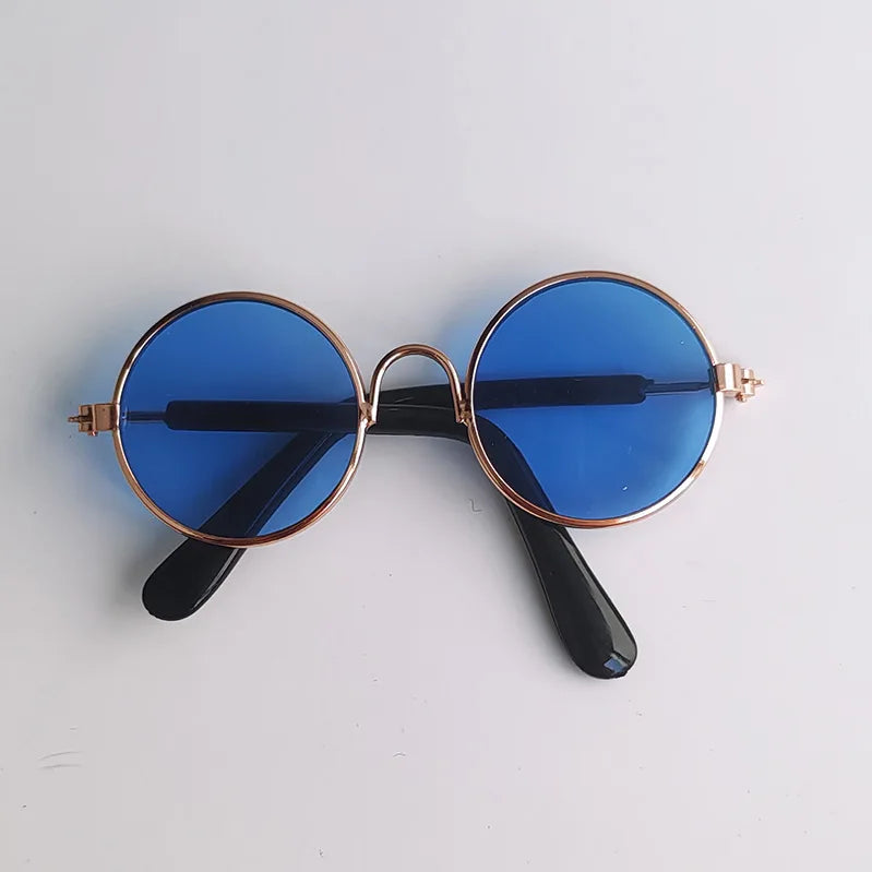 Vintage Round Pet Glasses for Dogs & Cats | Photo Props
