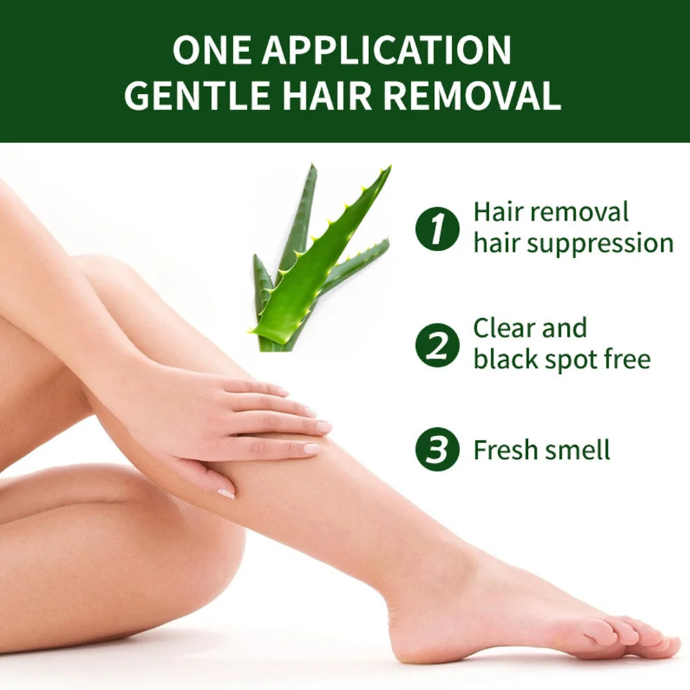 Painless Hair Removal Cream for Men & Women – 30g/60g Peaceful Pleasures Health and Wellness