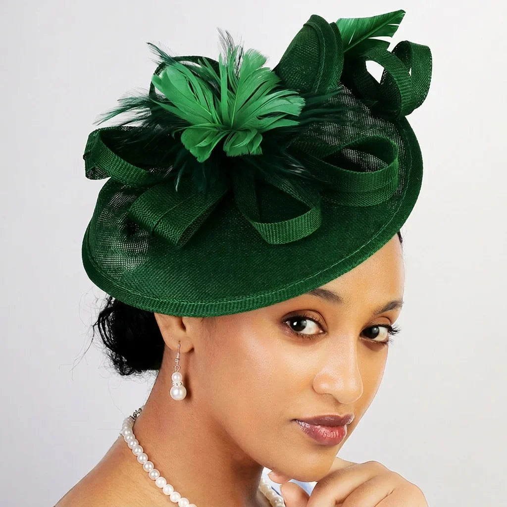 Handmade Vintage Bridal Fascinator Hat | Derby & Wedding