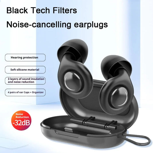 Silicone Ear Plugs Sleep Noise Cancelling Reusable Hearing Protection Anti noise earplugs for Concerts Travel Sleeping Ear plug Peaceful Pleasures Health and Wellness