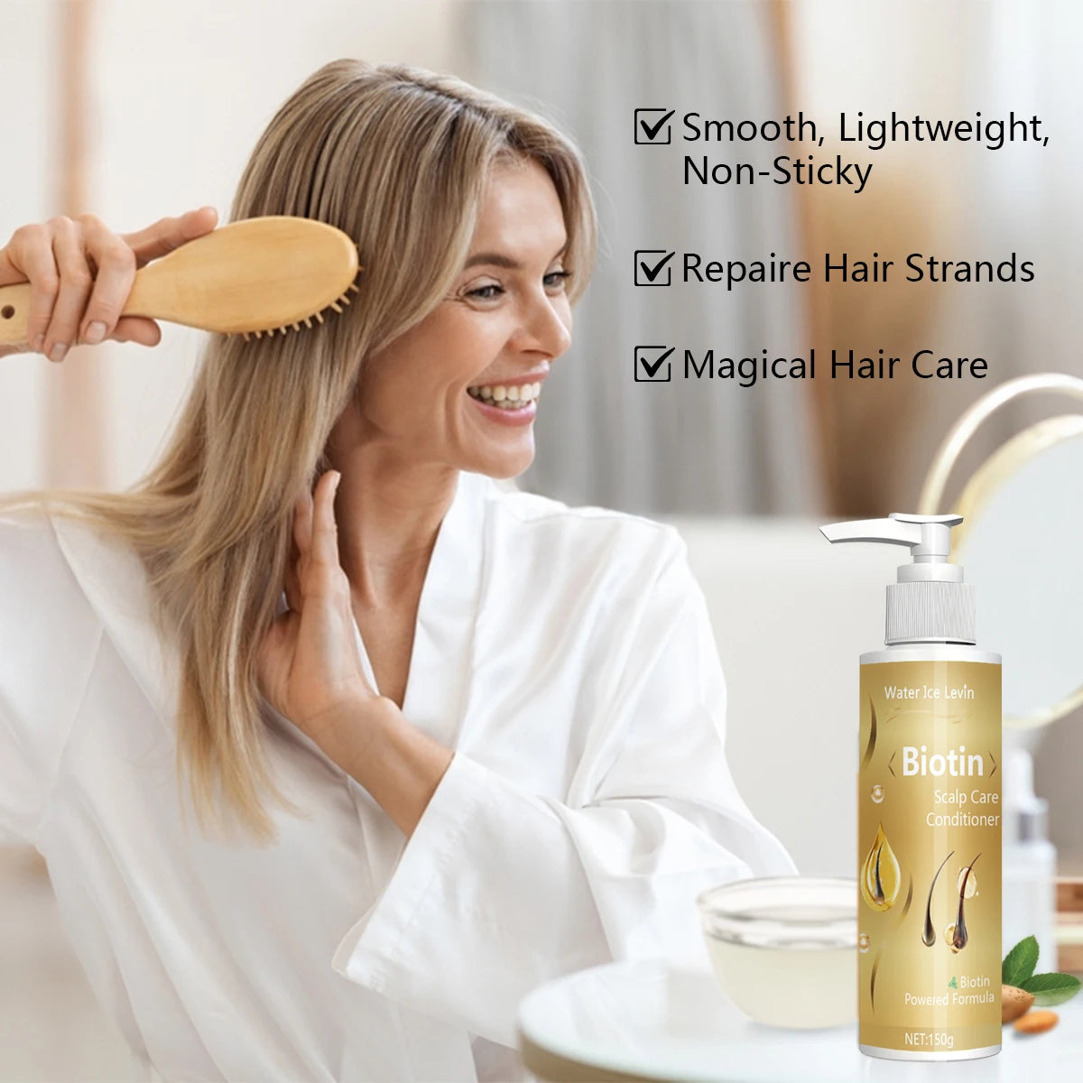 Biotin Conditioner with Collagen & Grape Seed Oil – 150g