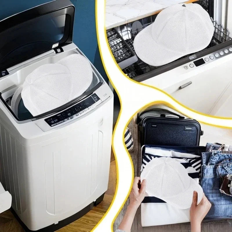 Baseball Cap Washing Bag – Anti-Deformation Mesh Hat Protector