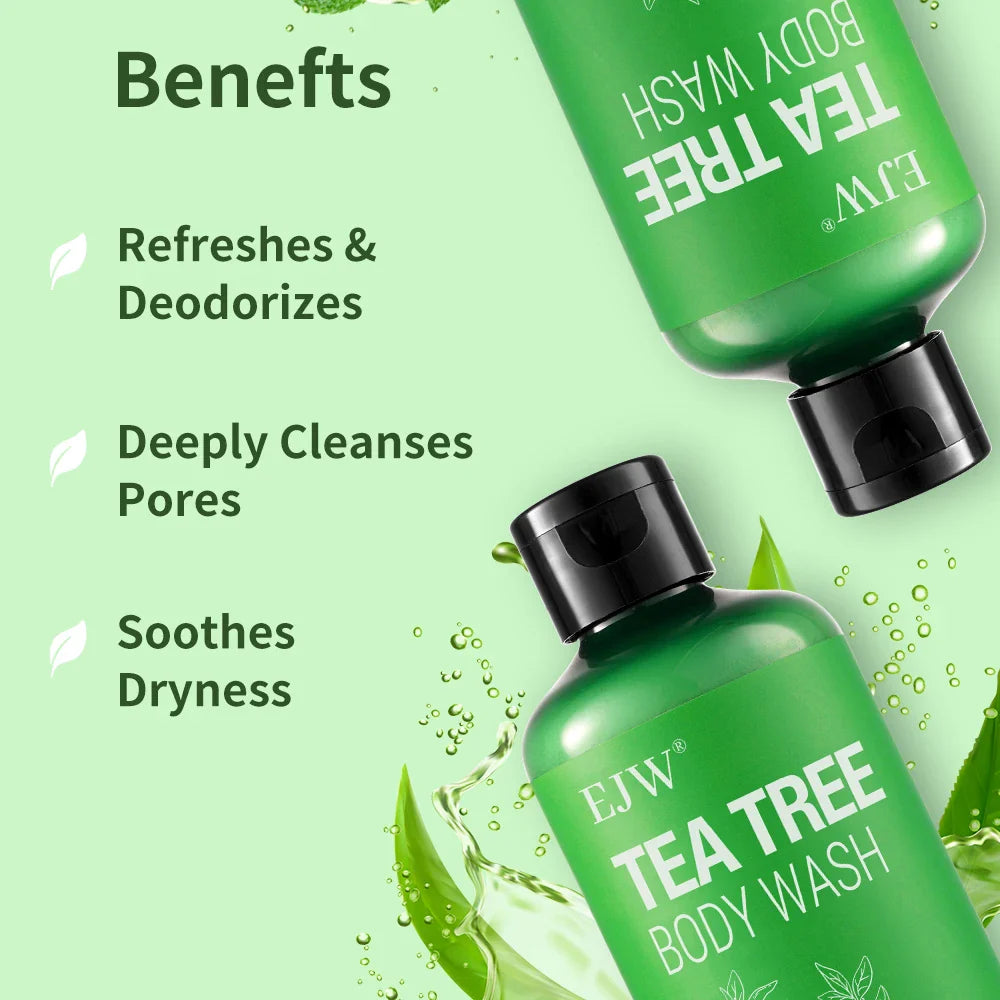 Tea Tree Body Wash – Odor Control, Back Acne & Moisturizing