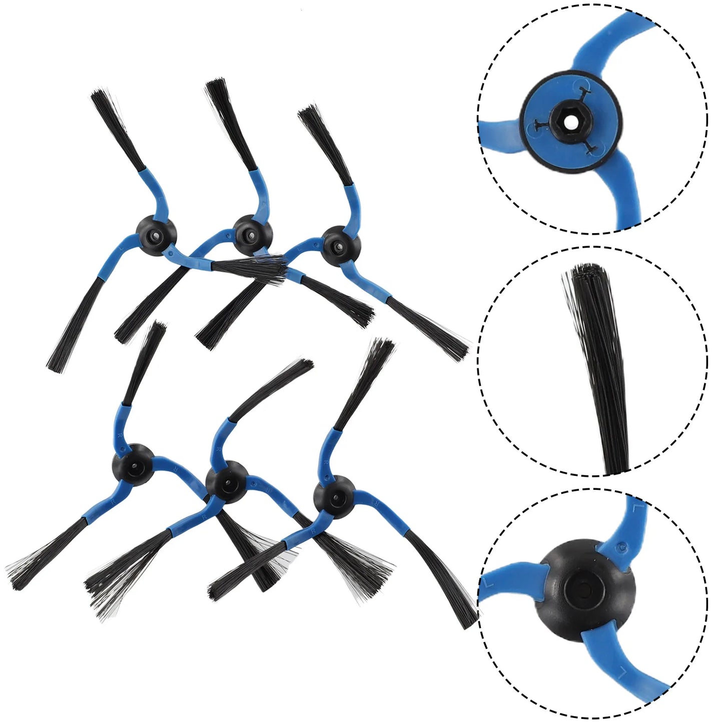 3pairs Side Brushes Spare Samsung Navibot Robot VC-RM84V SR8845