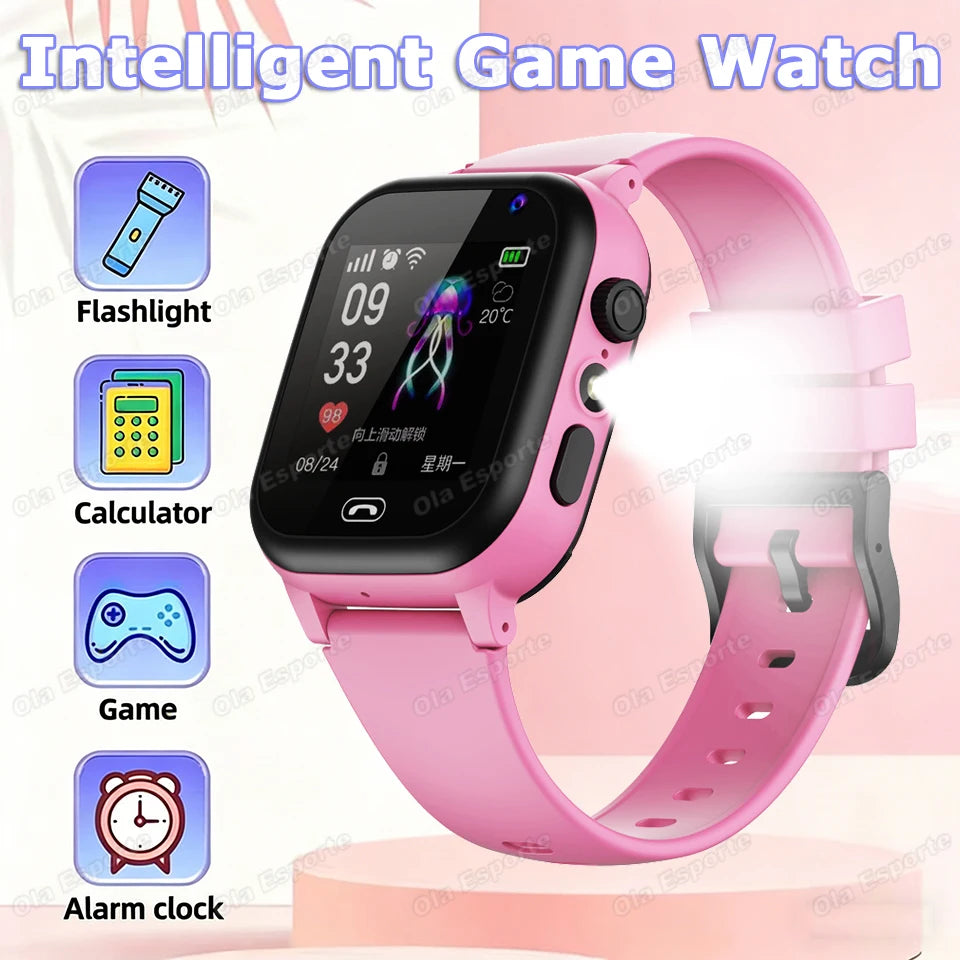 Kids GPS Smart Watch – SIM Card, Video Call, SOS & Camera