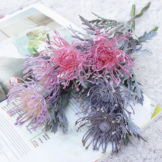 Artificial Pincushion Crab Claw Flowers – Vase Filler & Wedding Decor Artificial Flowers Peaceful Pleasures Health and Wellness