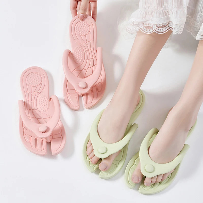 JPNTKY Foldable Flip Flop Slippers – Non-Slip, Men & Women