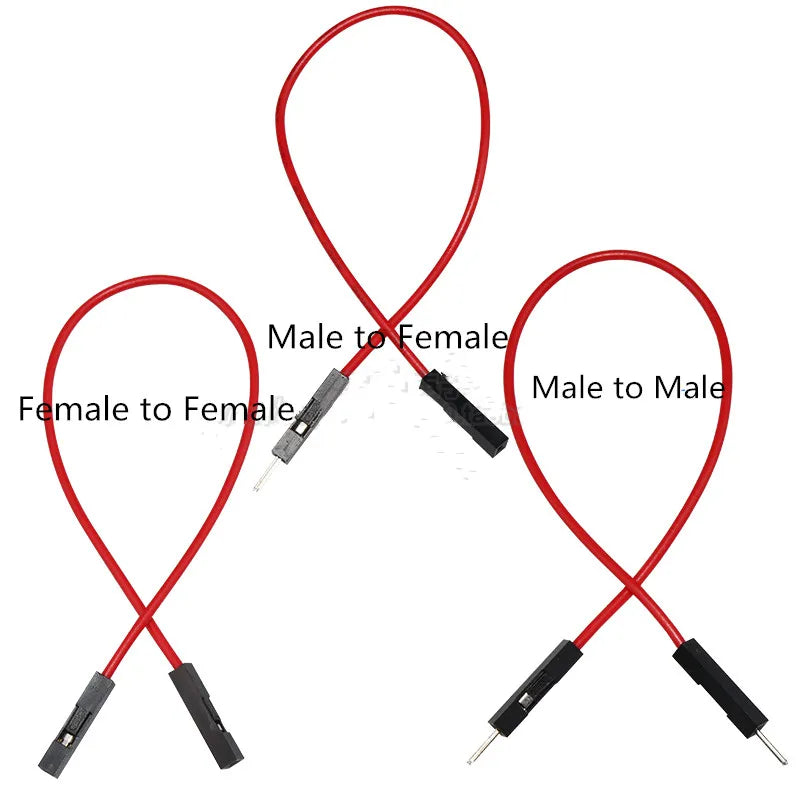 10PCS 2.54MM Pitch Dupont Line Female / Male 2P 3 4 5 6 7 8 9 10 Pin Dupont Cable Connector Jumper Cable Wire 10cm/20cm/30cm Peaceful Pleasures Health and Wellness