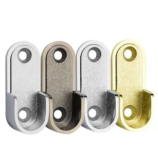 Zinc Alloy U-Shape Closet Rod Holders | Pole Sockets Set of 2 Closet Rod Holder Oasis Select