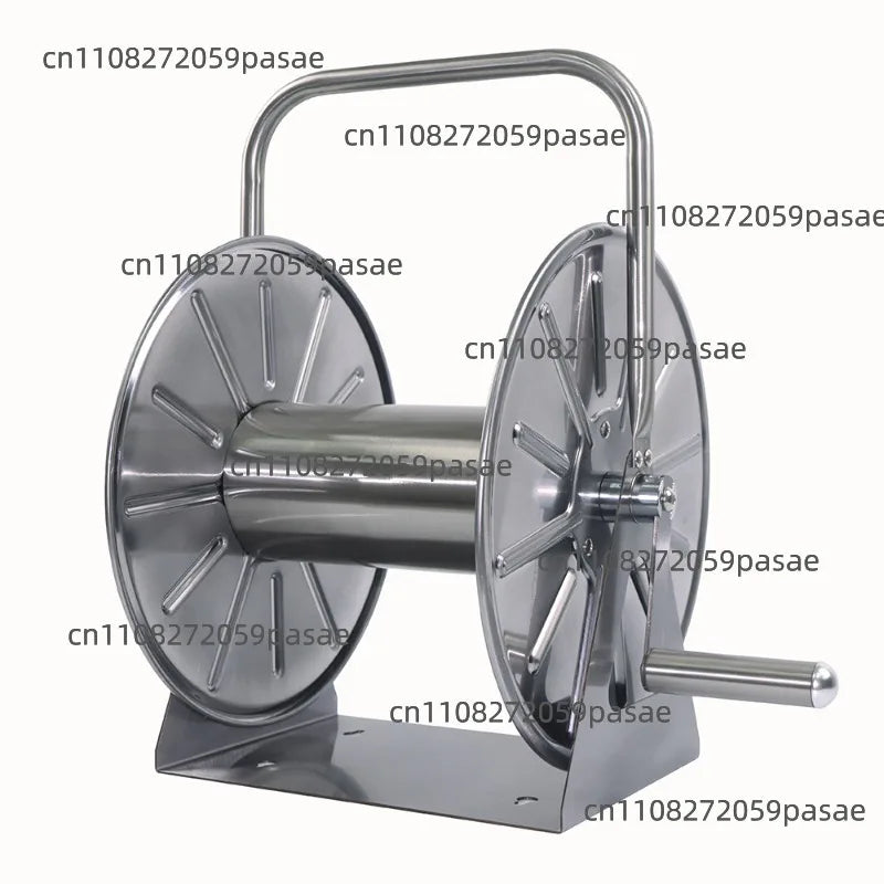 Stainless Steel Wall-Mounted Hose Holder & Storage Rack