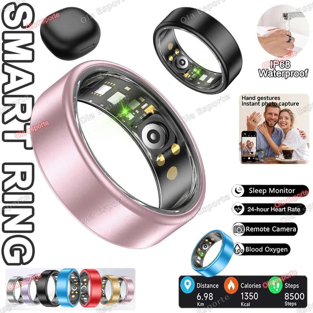 Ola Esporte Smart Ring | Heart Rate, SpO₂, Sleep – 5ATM