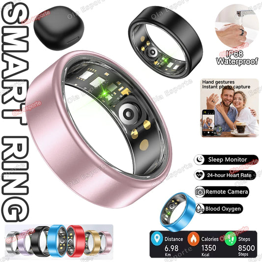Ola Esporte Smart Ring | Heart Rate, SpO₂, Sleep – 5ATM Smart Health Ring Peaceful Pleasures Health and Wellness