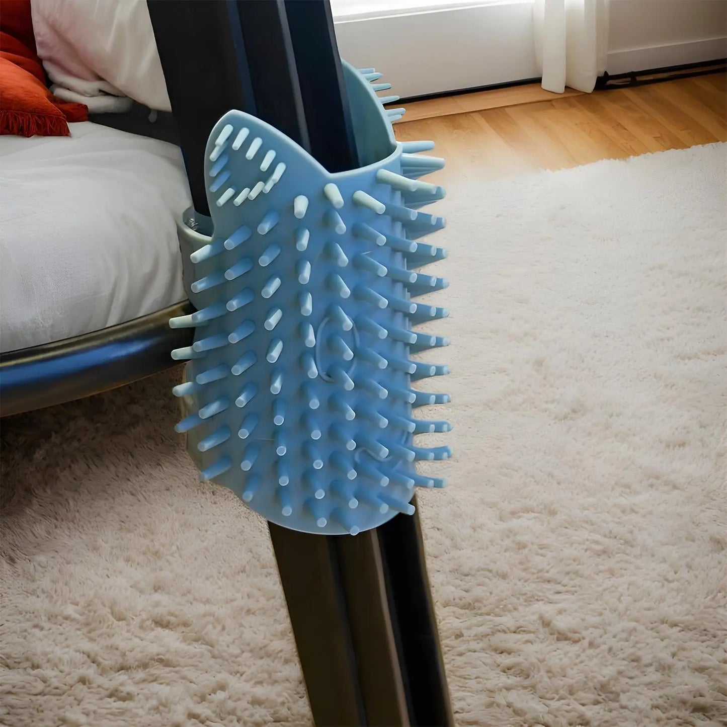 Cat Corner Scratcher Corner Scratchers for Indoor Cats with Catnip Pet Self-Grooming Face Massager for Furniture Protection Cage Peaceful Pleasures Health and Wellness