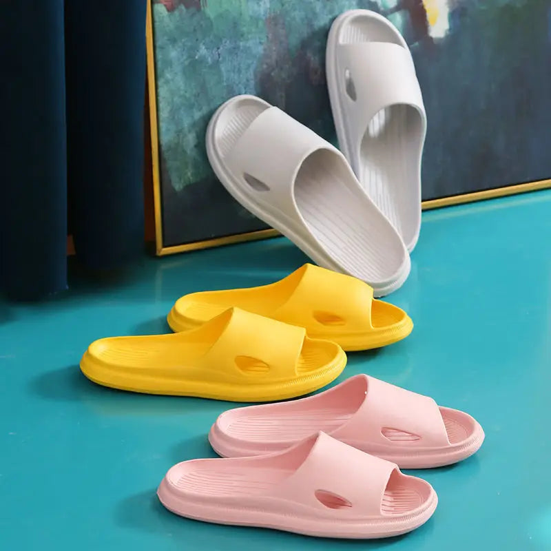 Non Slip Slides Lightweight Open Toe Quick Dry Slippers For Indoor Outdoor Bathroom Beach Summer Indoor Outdoor Eva Slippers Peaceful Pleasures Health and Wellness