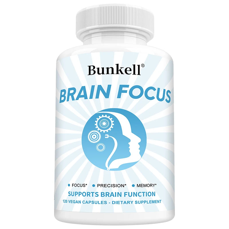 Brain Supplement with Bacopa Monnieri 300mg - Boost Memory, Focus & Cognitive Function, Nootropic Brain Support, 120 Capsules Peaceful Pleasures Health and Wellness 120 count 5 bottle