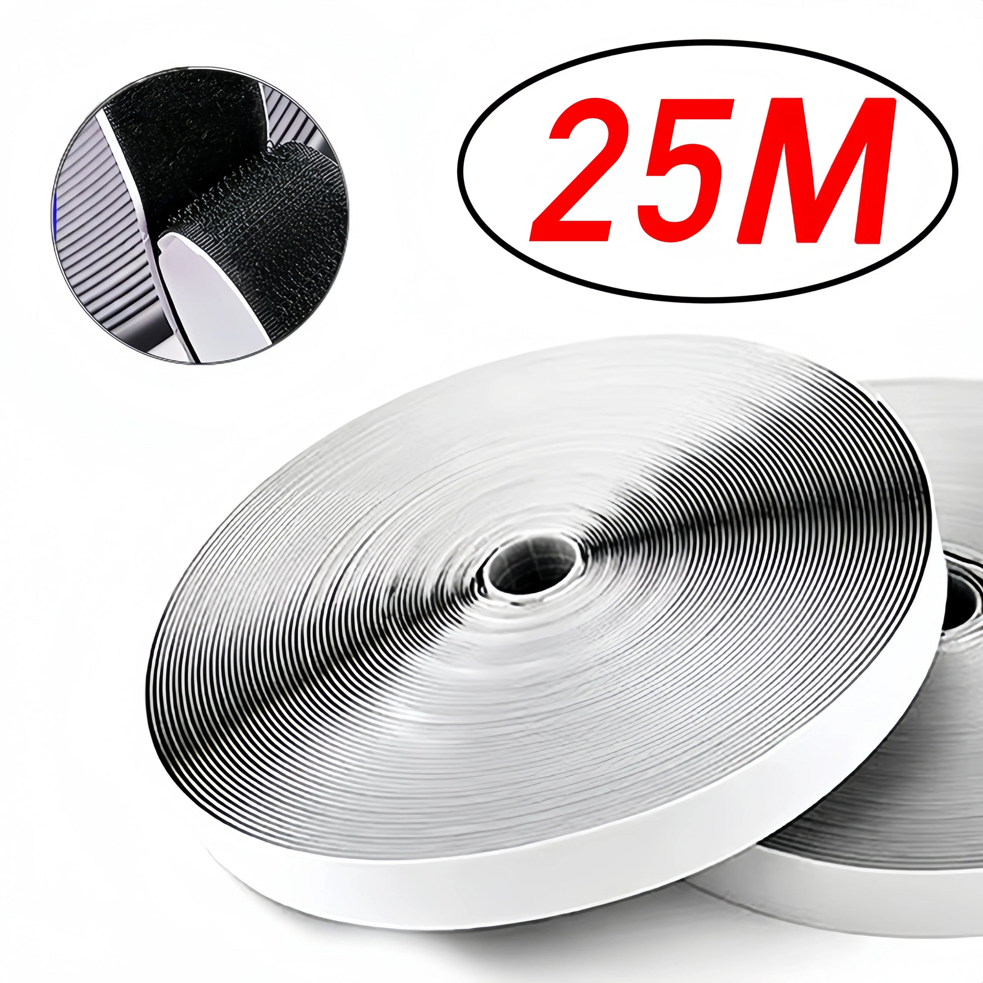 1-25M Velcros Self-Adhesive Hook And Loop Tape Fastener House Diy Magic Tap Auto Adhesive Strong Glue Stickers Sticker Strap Peaceful Pleasures Health and Wellness