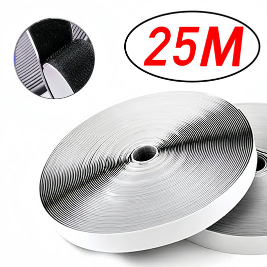 1-25M Velcros Self-Adhesive Hook And Loop Tape Fastener House Diy Magic Tap Auto Adhesive Strong Glue Stickers Sticker Strap Peaceful Pleasures Health and Wellness