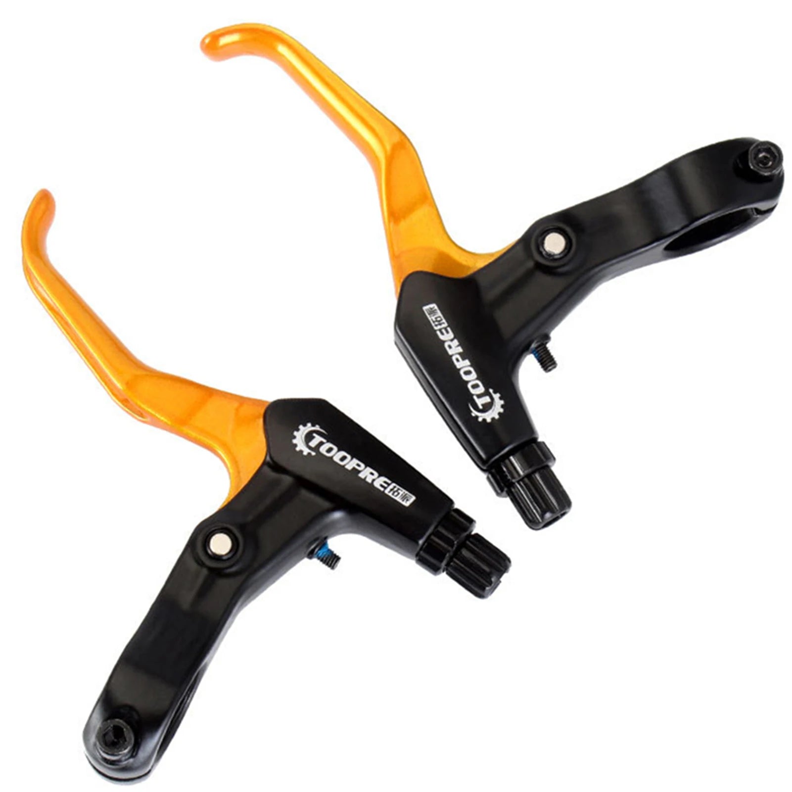 Aluminum Alloy Bicycle Brake Levers Lightweight And Convenient For Mountain Bike Road Bike Folding Bicycle Peaceful Pleasures Health and Wellness Gold