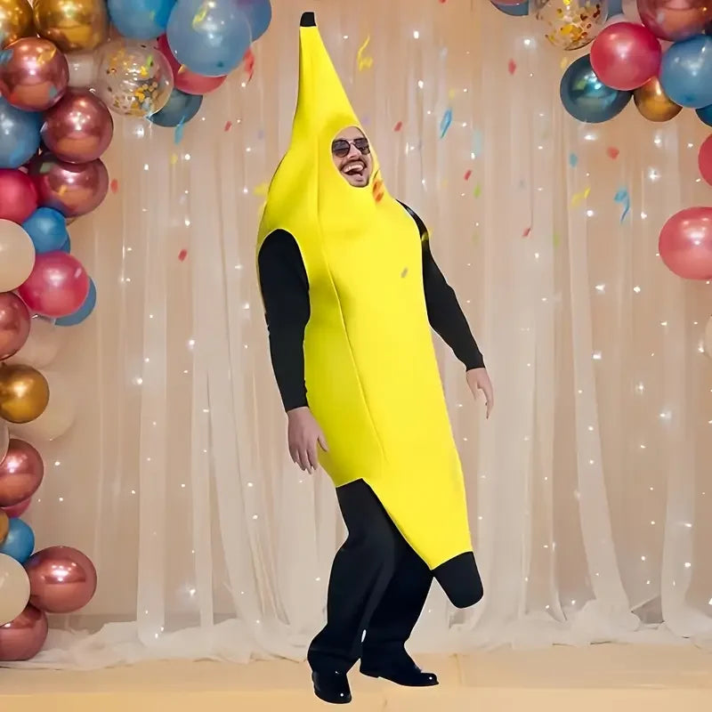 Kids Banana Costume | Halloween Fruit Outfit & Parent-Child Set