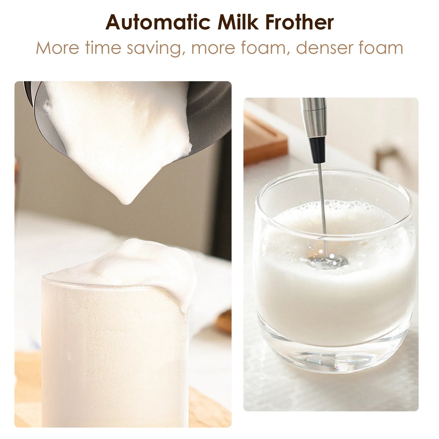 BioloMix 5-in-1 LED Touch Screen Milk Frother – Hot & Cold Foam Maker Peaceful Pleasures Health and Wellness