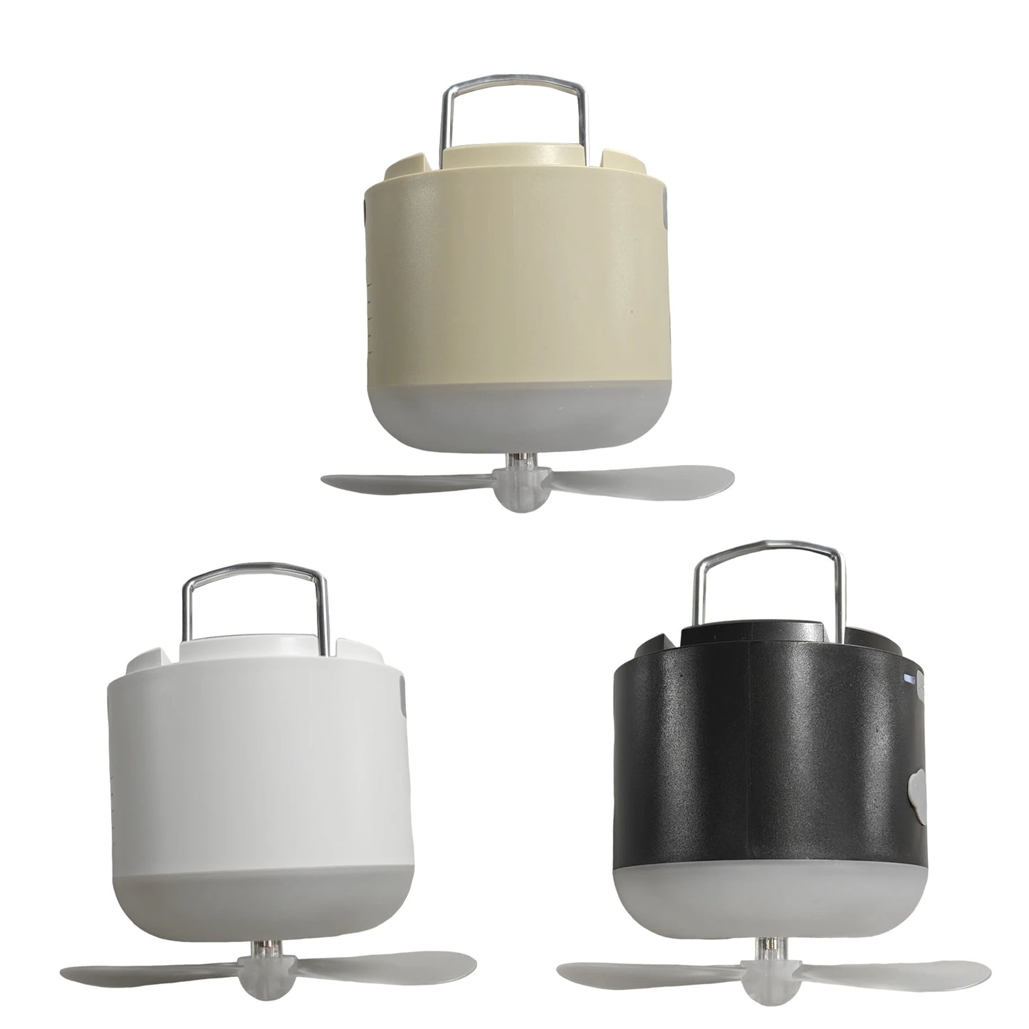 3 In1 USB Rechargeable Dimmable Canopy Fans Waterproof Hanging Tent Fans for Tents Canopies Beach RV Car Camper & Outdoors Peaceful Pleasures Health and Wellness