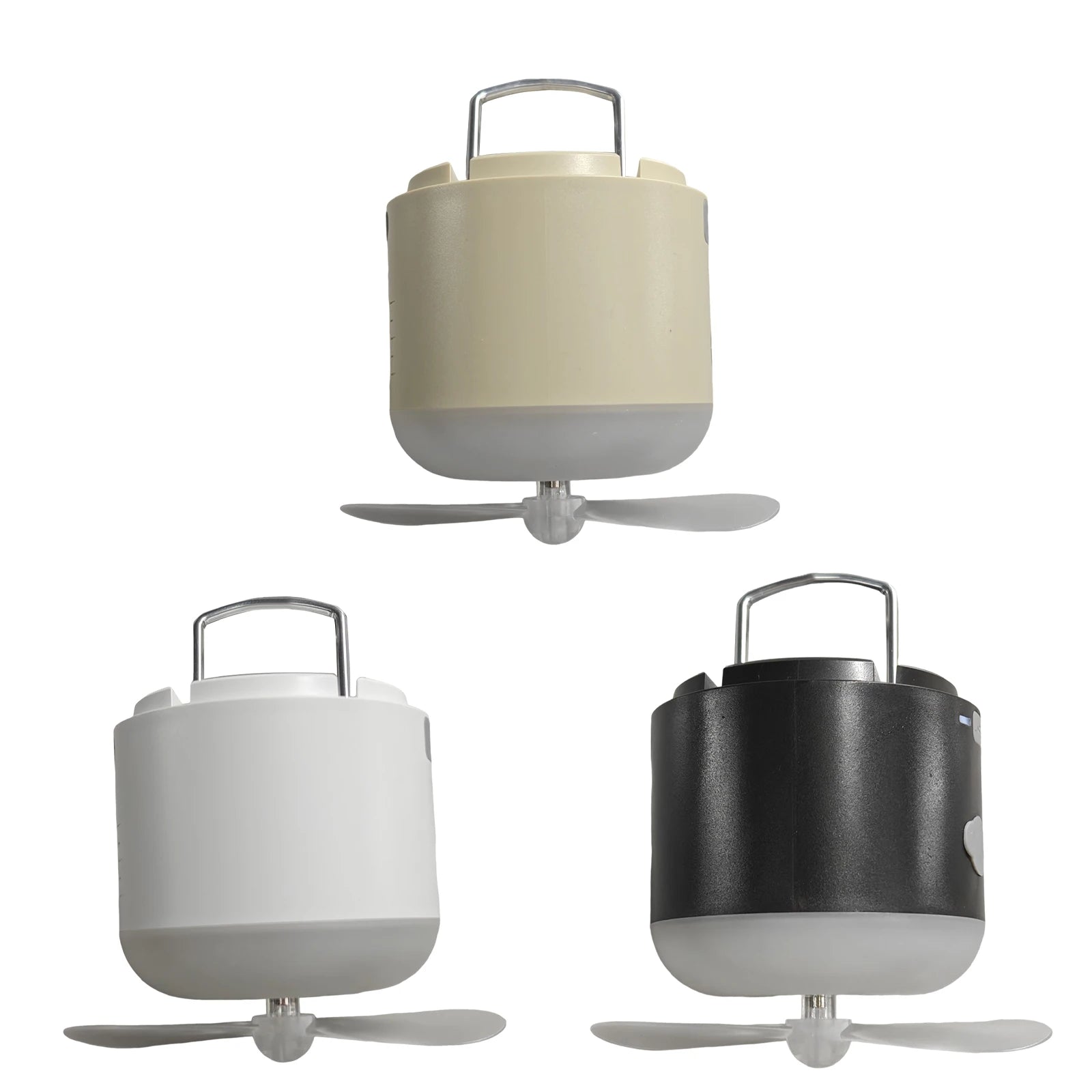 3 In1 USB Rechargeable Dimmable Canopy Fans Waterproof Hanging Tent Fans for Tents Canopies Beach RV Car Camper & Outdoors Peaceful Pleasures Health and Wellness
