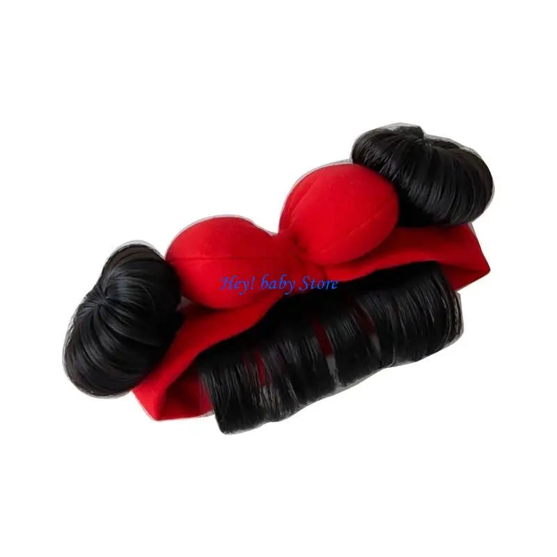 Baby Girl Bowknot Bun Headband | Cute Hair Accessory 0–2 Yrs