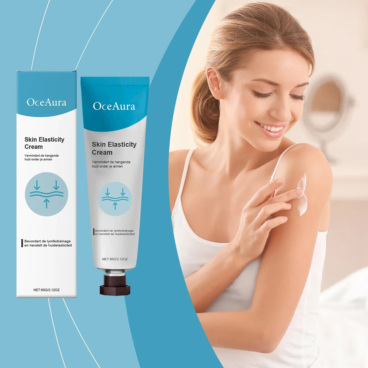 OceAura Firming Arm Cream – Tighten & Lift Sagging Skin 60g Firming Body Cream Oasis Select