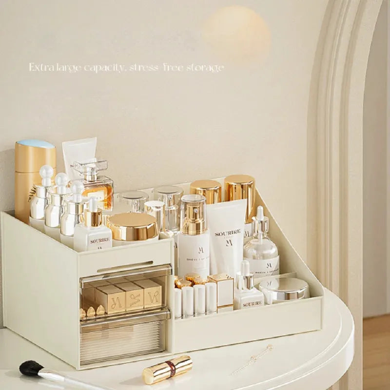 Clear Drawer Makeup Organizer – Cosmetic & Skincare Storage Box