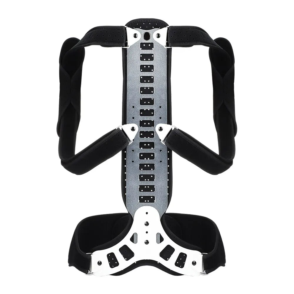 High Quality Aluminum Plate Lumbar Spinal Bad Back Posture Corrector Brace Humpback Orthopedic Strain Pain Relief Peaceful Pleasures Health and Wellness 1Pcs S