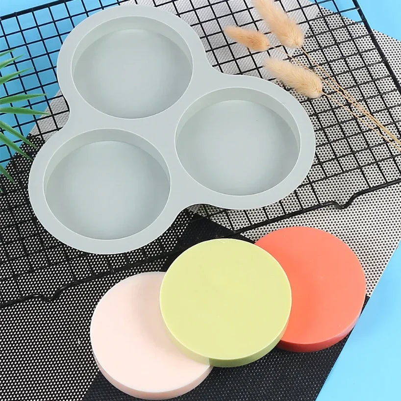 2-Pack Silicone 3-Cavity Egg Muffin Mold for Air Fryer & Oven