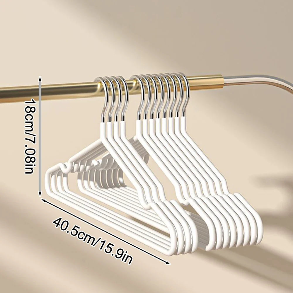 Non-Slip Stainless Steel Clothes Hangers | Space-Saving