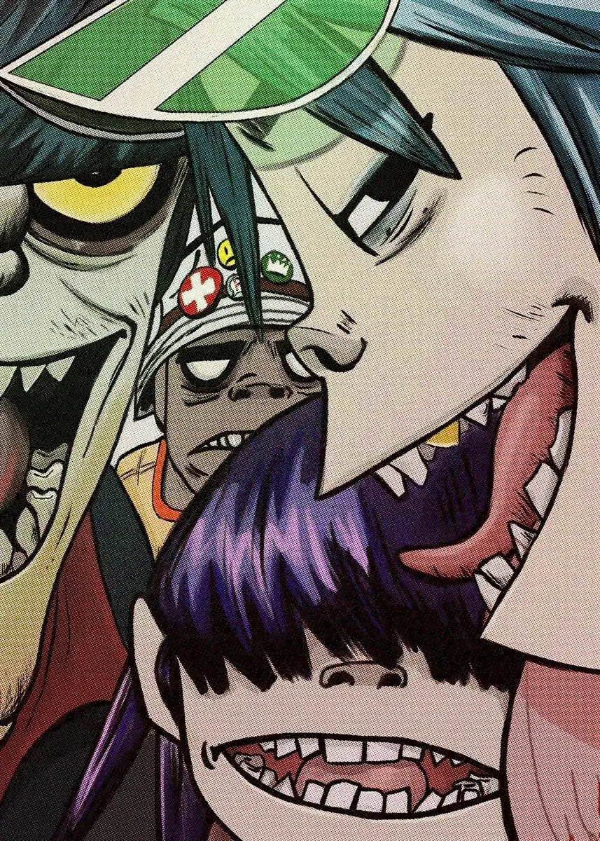 Gorillaz Canvas Wall Art Poster | Hip Hop Music Fan Decor