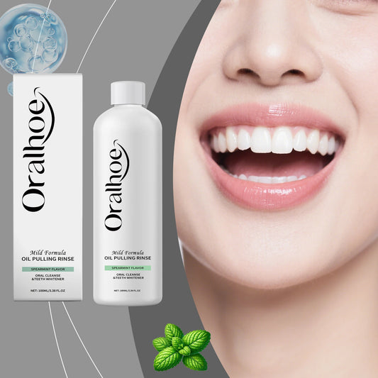 Oralhoe Mint Mouthwash – Fresh Breath, Gentle & Portable Mint Mouthwash Peaceful Pleasures Health and Wellness