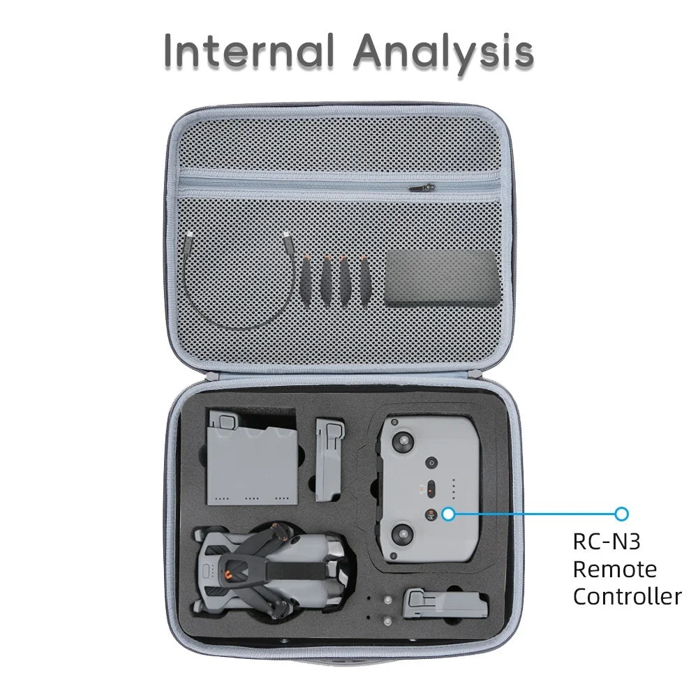 DJI Mini 5 Pro Large PU Storage Travel Bag | RC2 & RC N3
