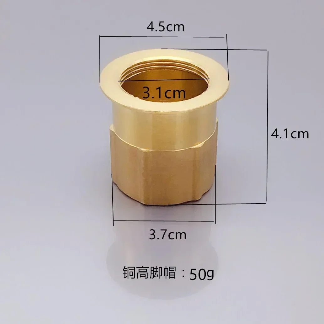 Brass Faucet Base Nut & Pipe Connector – Kitchen & Bathroom