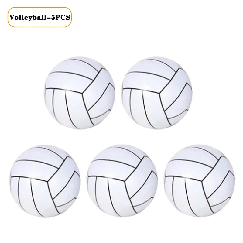 Inflatable Sports Balls Set – Football Basketball Baseball Party